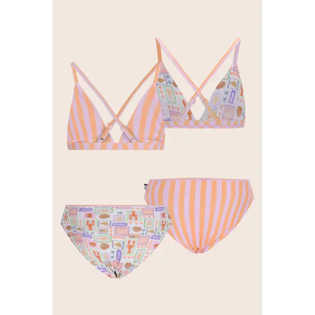 Talia Flo girls reversible triangle 959 Summer