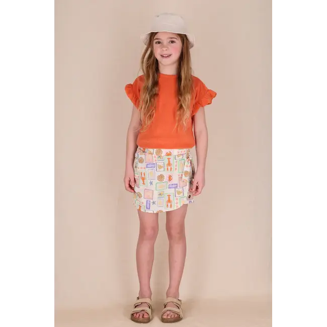 Saomi Flo girls wrap-style skort 959 Summer