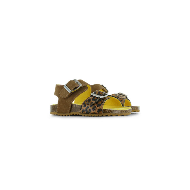 GB26S-G  Sandal Cognac Leopard