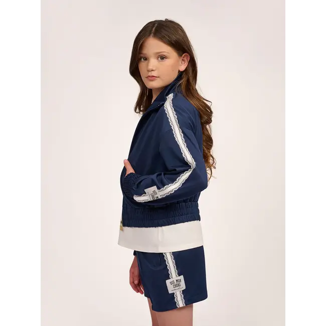 Soof Track Jacket 7887 Blue Iris