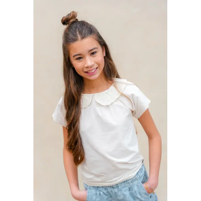 Elva Flo Girls Slub jersey tee Kit 050