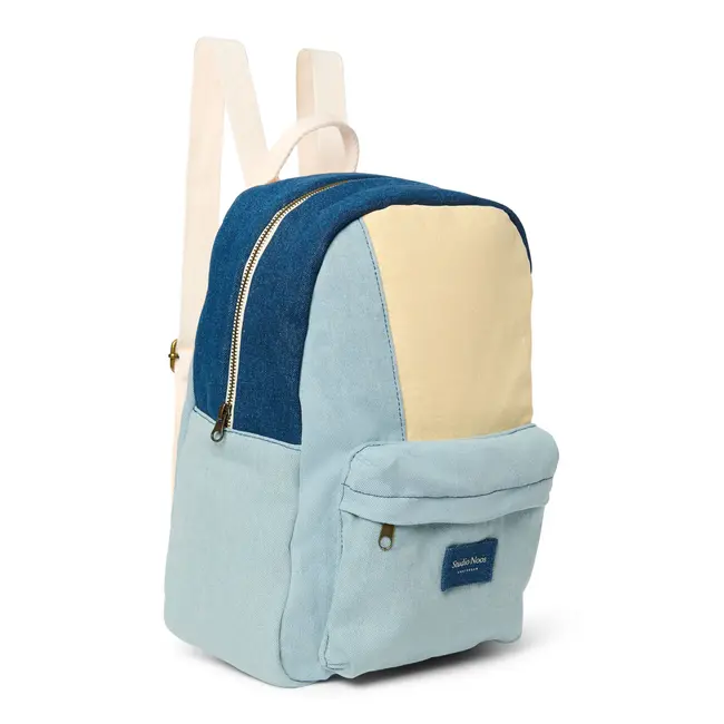 Patchwork Midi Rugzak Denim