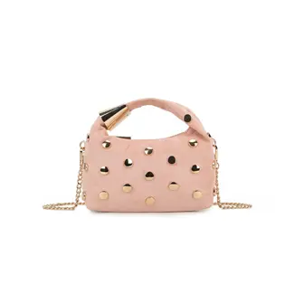 Kunstlederen Suede Schoudertas Roze