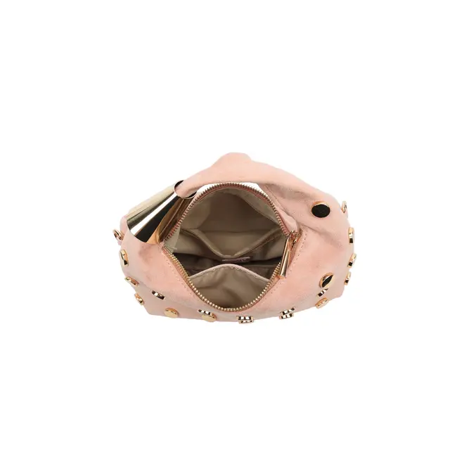 Kunstlederen Suede Schoudertas Roze