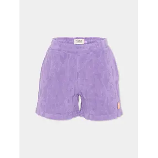 SCOTCH & SODA AMSTERDAM Jacquard towelling shorts 650 DARK PINK Cactus Stripe Paisley Purple