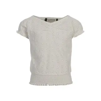 Looxs 10Sixteen 10sixteen Broidery top SS 11 Warm white