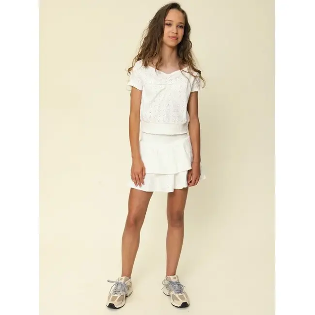 10sixteen Broidery top SS 11 Warm white