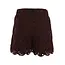 10sixteen lace shorts 424 Chocolate