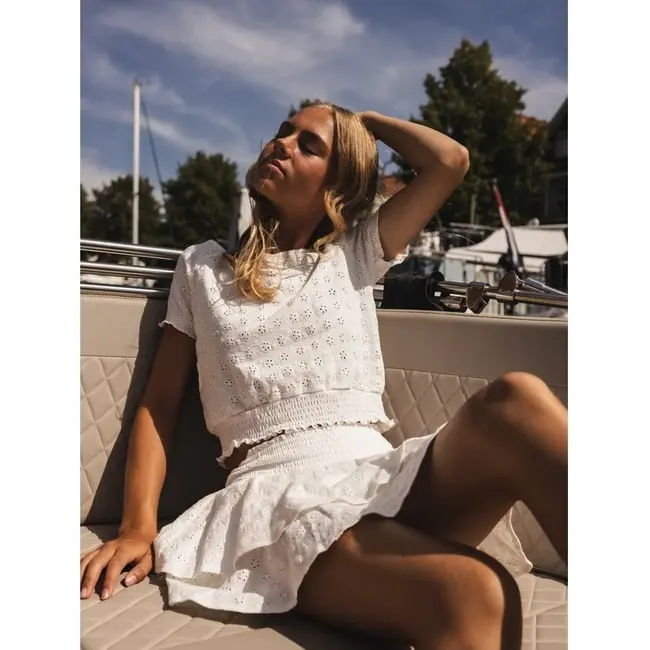 10sixteen Broidery Skort 11 Warm white