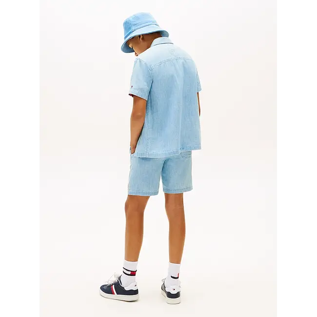 WAVY FLAG HERRINGBON, 1A4 1A4 Denim Medium