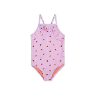 Swim Essentials Swimsuit Girls Pink-Strawberry Fiels