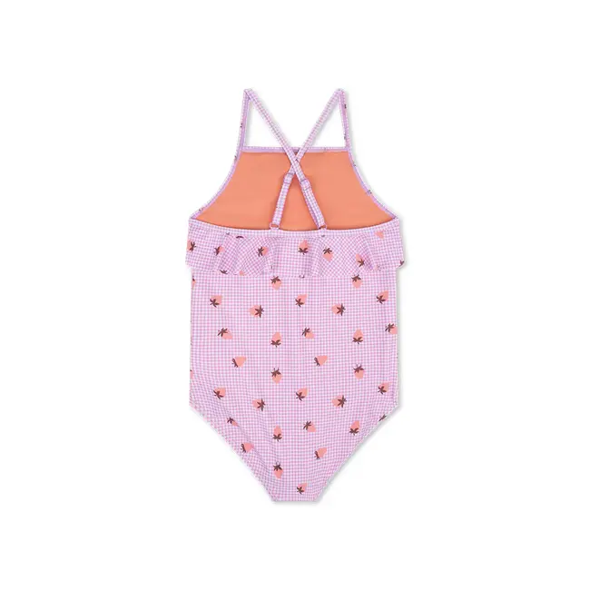 Swimsuit Girls Pink-Strawberry Fiels