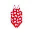 Swimsuits Girls-Red Hearts