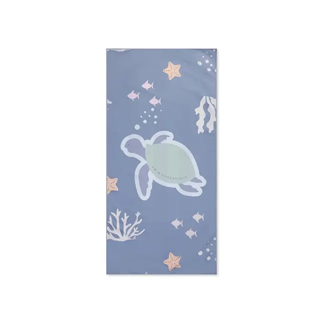 Beach Towel Microfiber - Blue - Coral Bliss
