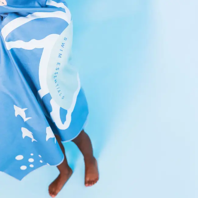 Beach Towel Microfiber - Blue - Coral Bliss