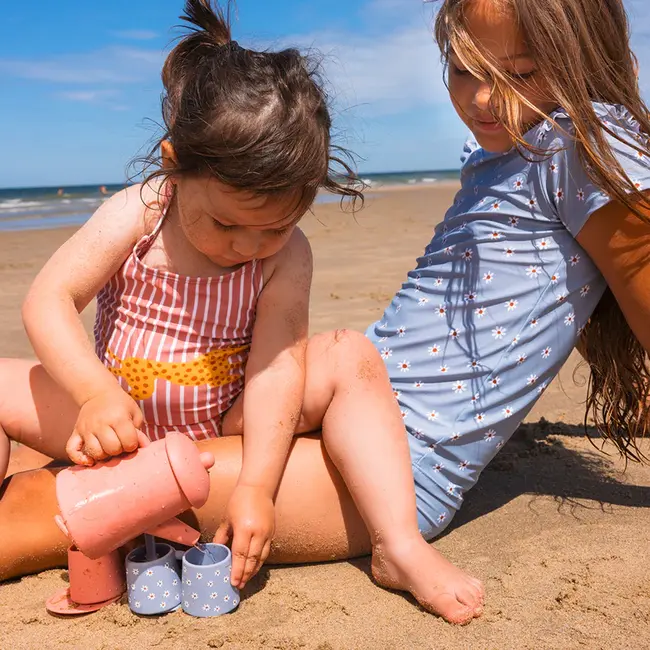 Silicone Tea Set Toys - Multicolor - Daisy Flower