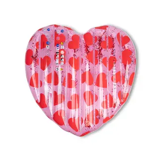 Swim Essentials Pool Float - Pink Heart - Mini Hearts