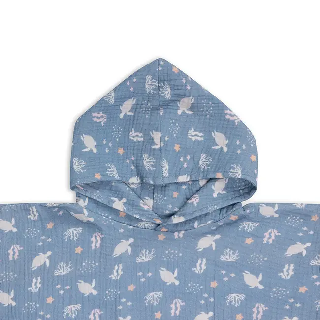 Beach Poncho - Blue - Coral Bliss