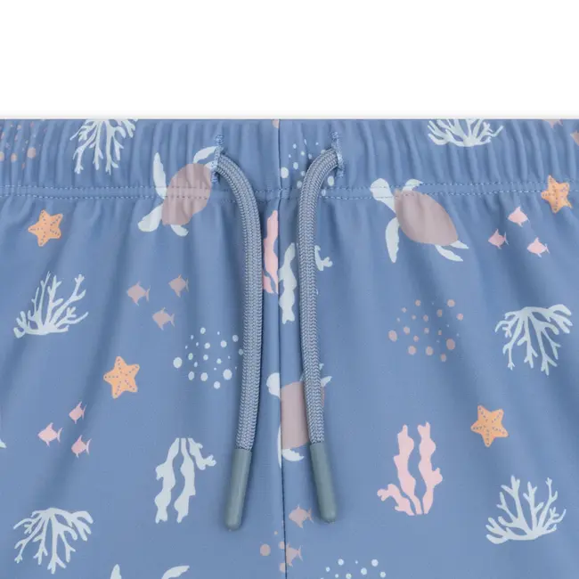 Swim Shorts-Multicolor-Coral Bliss