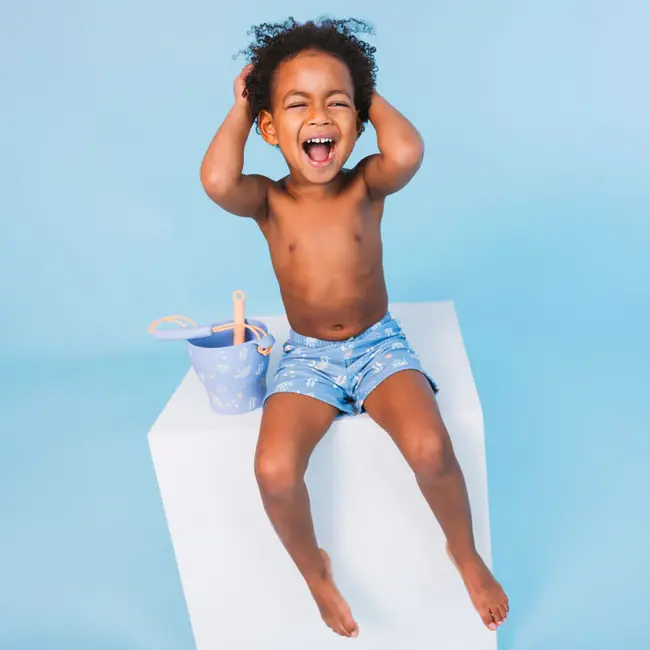 Swim Shorts-Multicolor-Coral Bliss