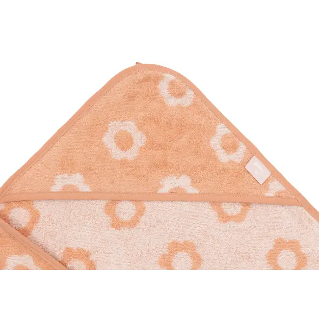 Badcape Badstof Jacquard Flower