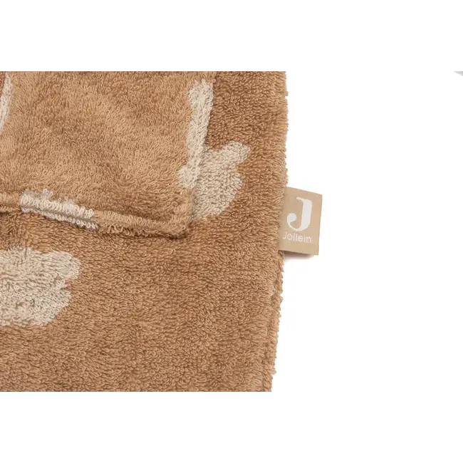 Badjas Badstof 1-2 jr jaquard teddy bear