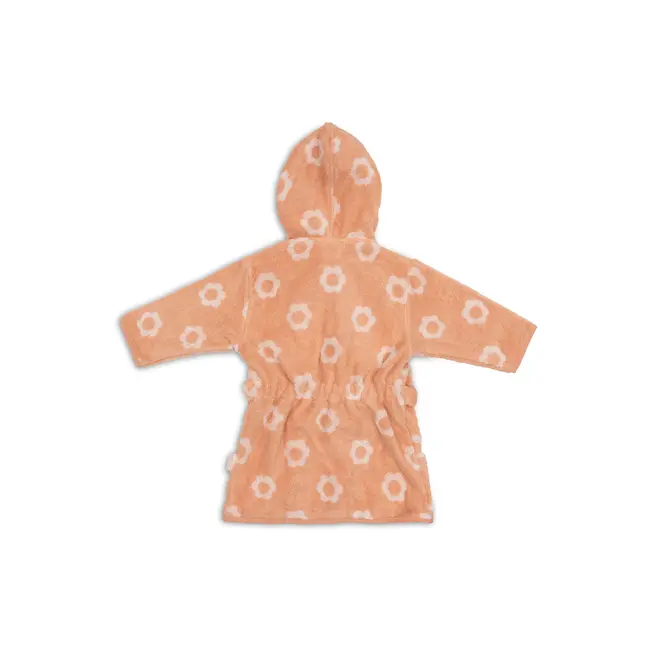 Badjas Badstof 1-2 jr jaquard Flower