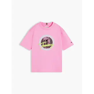 Tommy Hilfiger SEASONAL GRAPHIC T-S, TOU/Pink Daisy
