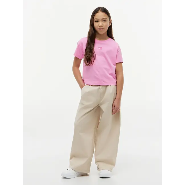 TONAL FLAG TEE S/S, TOU/Pink Daisy
