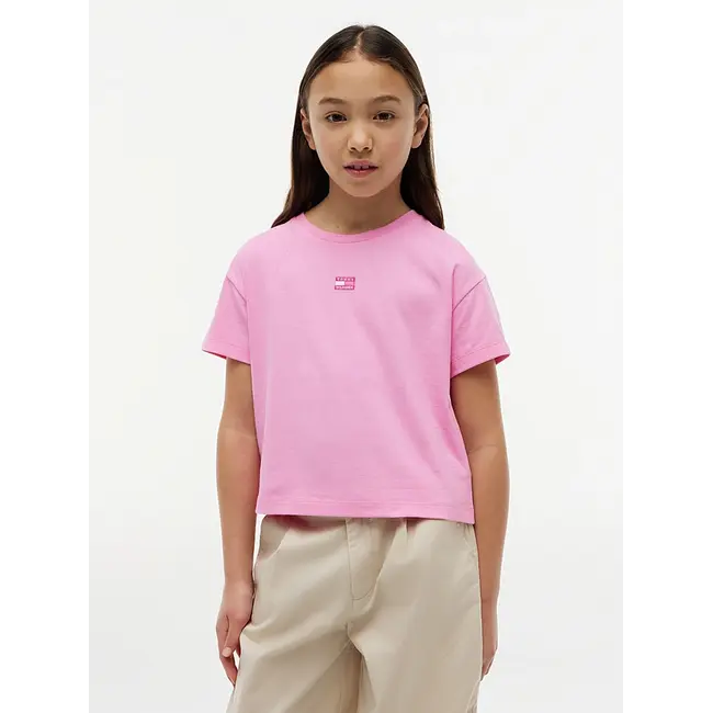 TONAL FLAG TEE S/S, TOU/Pink Daisy