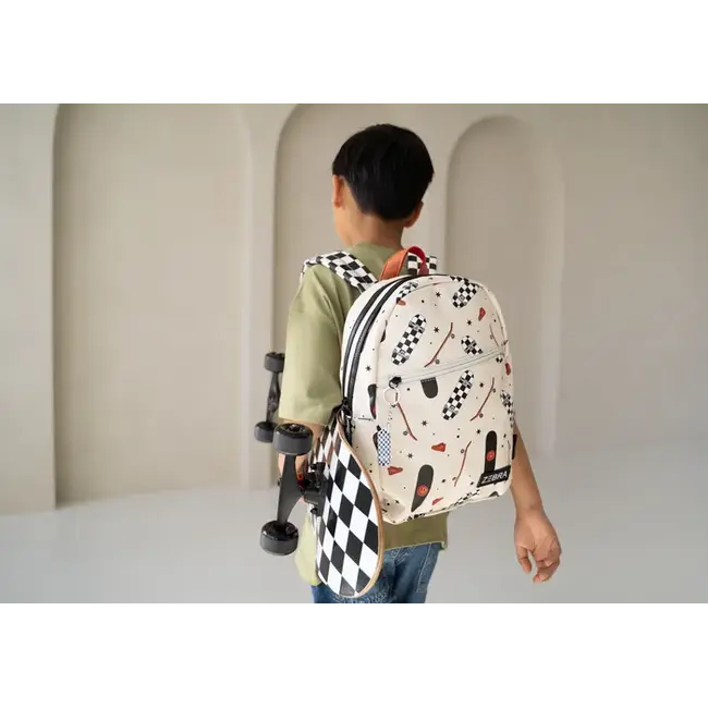 Zebra Trends Skateboard Rugzak 211