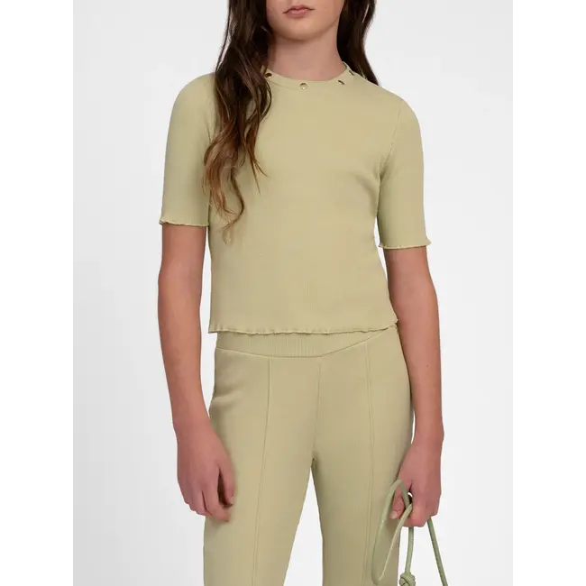 Sanna Rib Top 6959 Aloe Vera