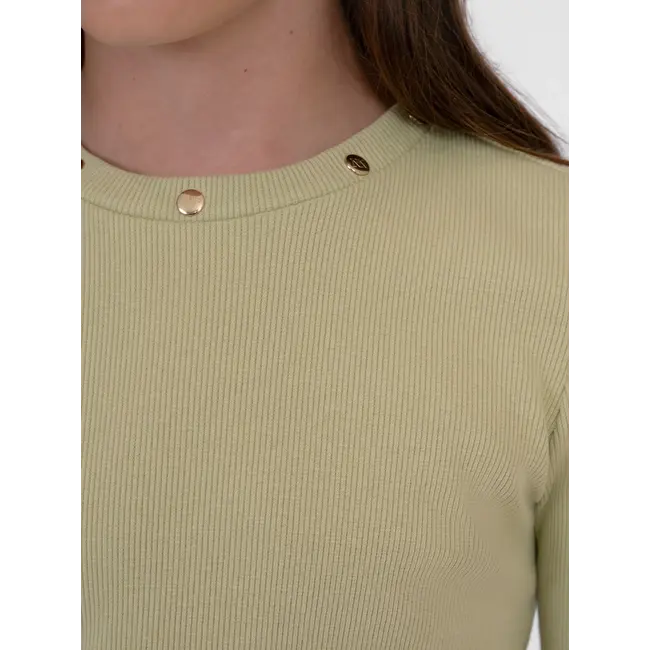 Sanna Rib Top 6959 Aloe Vera