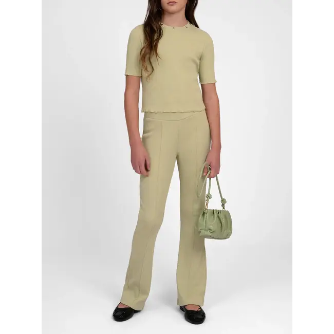 Sanna Rib Pants 6959 Aloe Vera