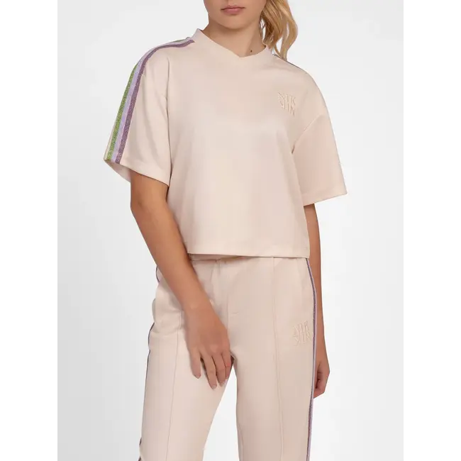 Sallie Track T-Shirt 2723 Almond Milk