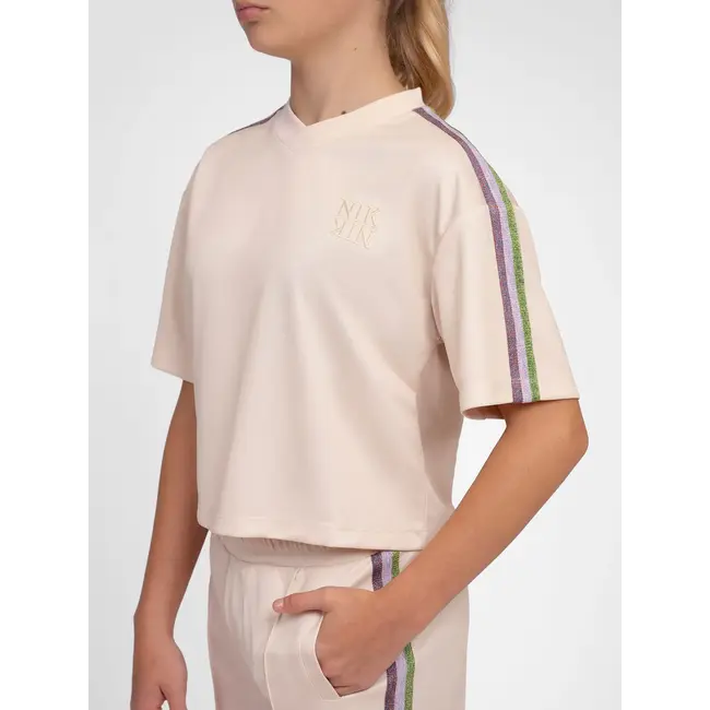 Sallie Track T-Shirt 2723 Almond Milk