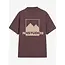 Neil Oversized T- Shirt 4802 Aubergine Brown