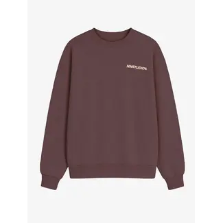 Nik&Nik Neil Oversized Sweatshirt 4802 Aubergine Brown