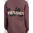 Neil Oversized Sweatshirt 4802 Aubergine Brown