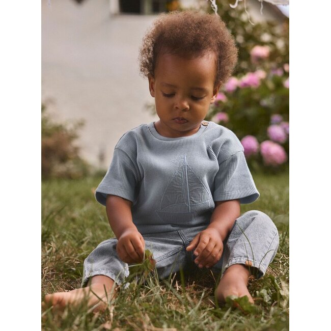 NBMHARUN SS Loose Sweat Dusty Blue