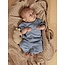 NBMDIAS LOP SS Loose Sweat  Dusty Blue