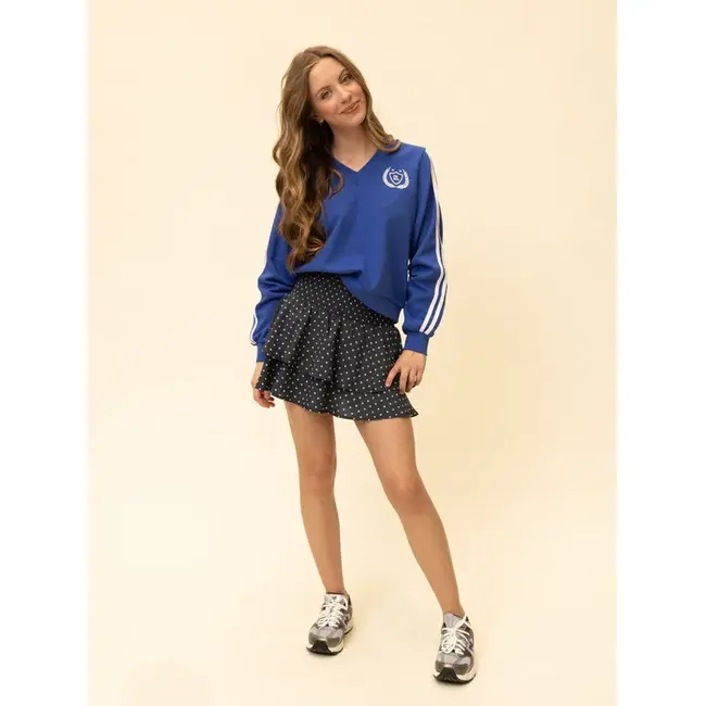 10Sixteen V-Neck Sweater 140 Ultra Marine