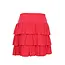 2611-7120 -770  Ruffeld Skirt Poppy Red