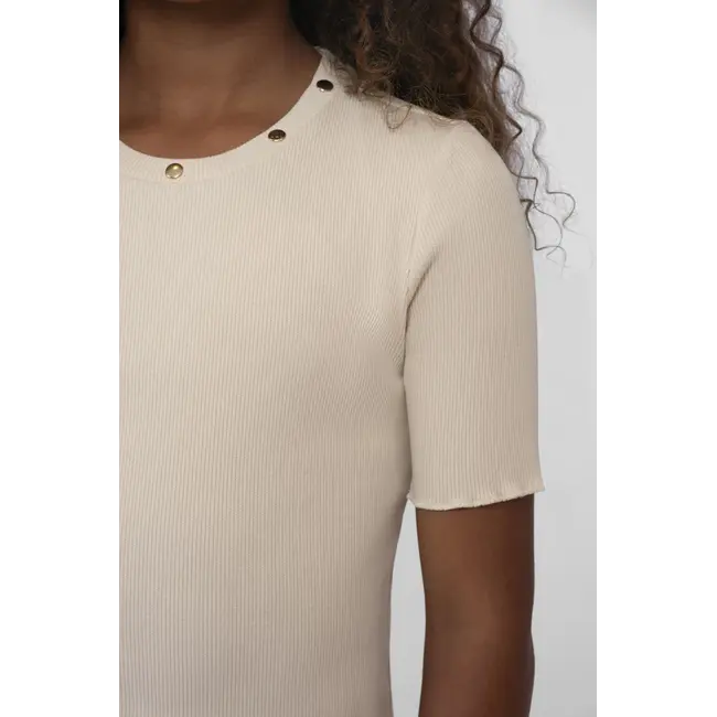 Sanna Rib Top 2723 Almond Milk