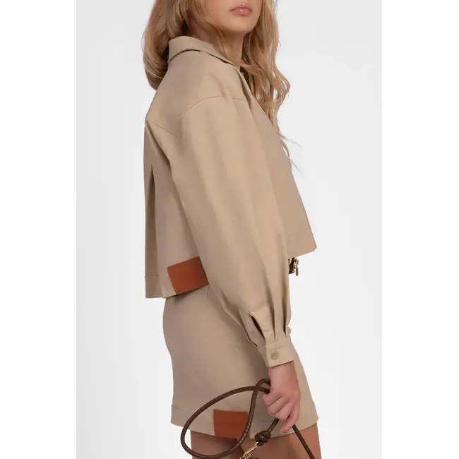 Saar Twill Jacket 2597 Coffee Cream