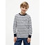 STRIPE T-SHIRT LS, 0A4/Navy Stripe