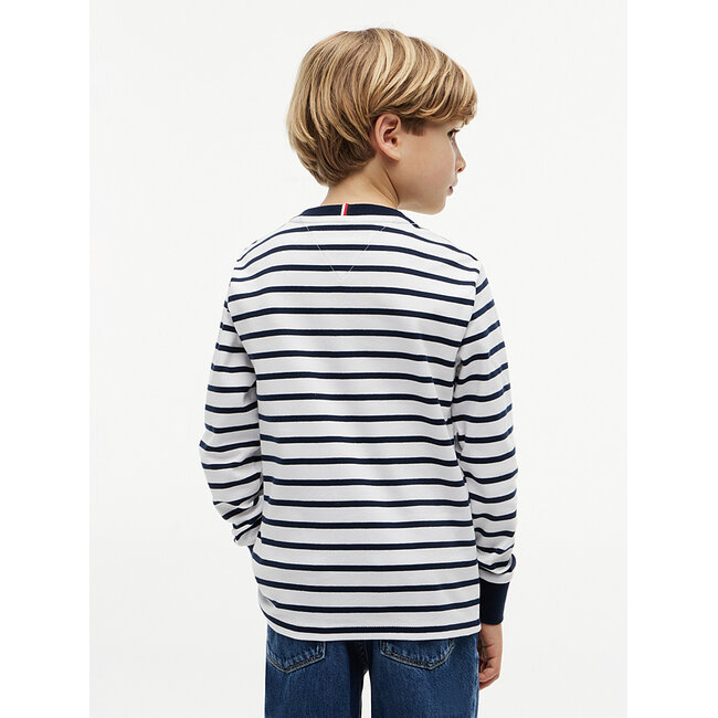 STRIPE T-SHIRT LS, 0A4/Navy Stripe