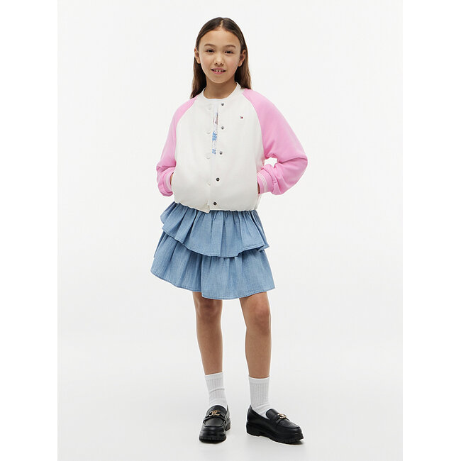 CHAMBRAY RARA SKIRT, 1CD/Denim Color 01
