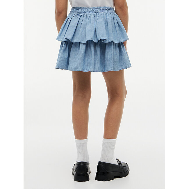CHAMBRAY RARA SKIRT, 1CD/Denim Color 01