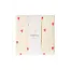 Studio Noos Swaddle Natural Hearts Rood-Naturel